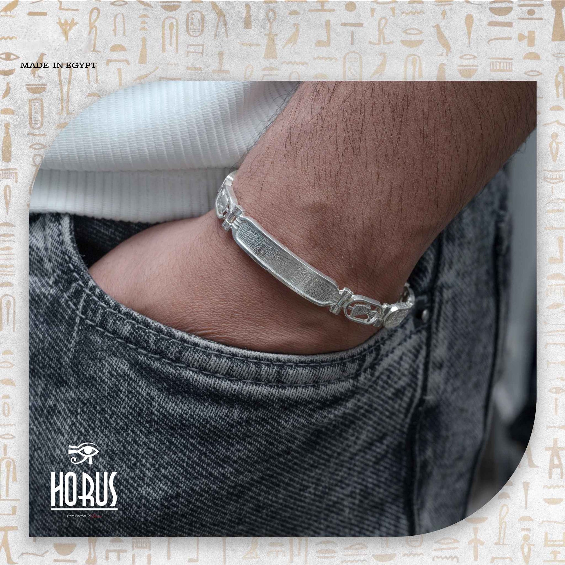 انسيال الملوك فرعوني – نقش أسماء بالهيروغليفي - Horus jewellery best salesHorus jewellery