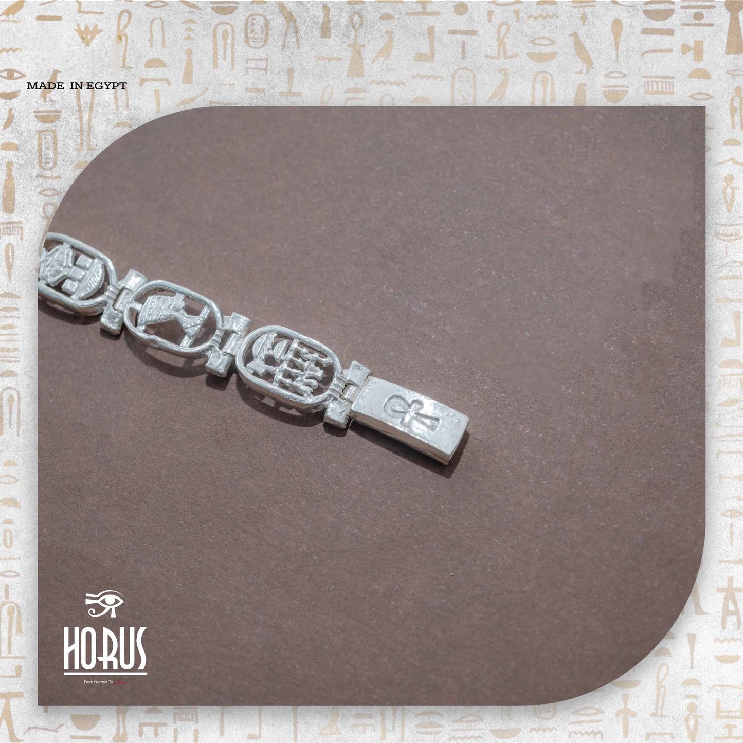 انسيال الملوك فرعوني – نقش أسماء بالهيروغليفي - Horus jewellery best salesHorus jewellery
