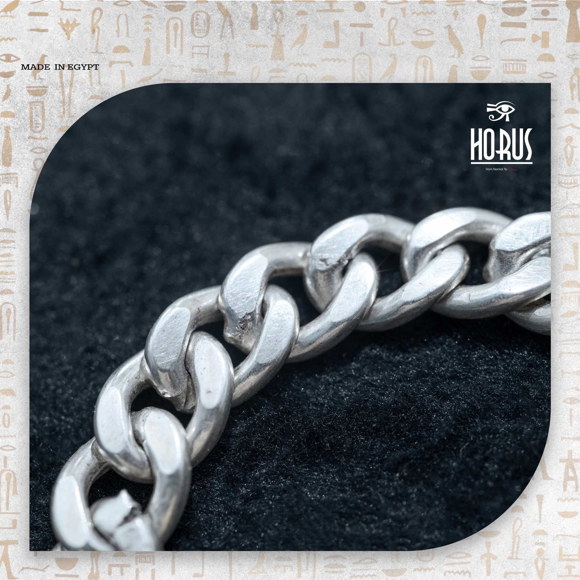 انسيال فضة - Horus jewellery Men BraceletHorus jewellery