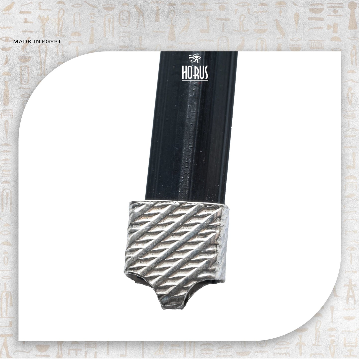 انسيال فضة مفتاح الحياه + جلد - Horus jewellery best salesHorus jewellery