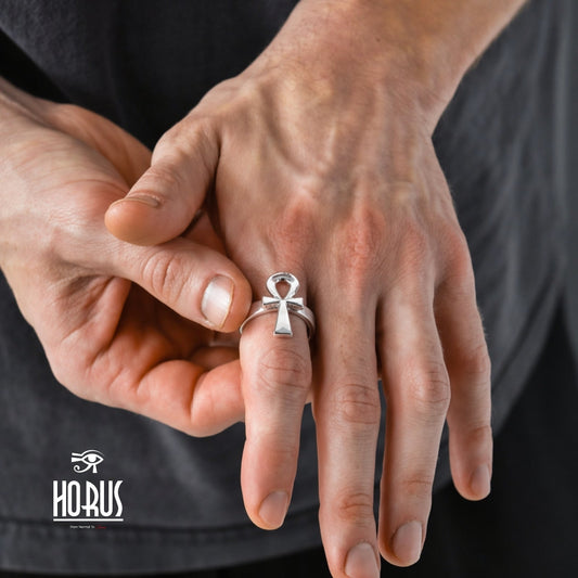 خاتم مفتاح الحياه - Horus jewelleryRingsHorus jewellery