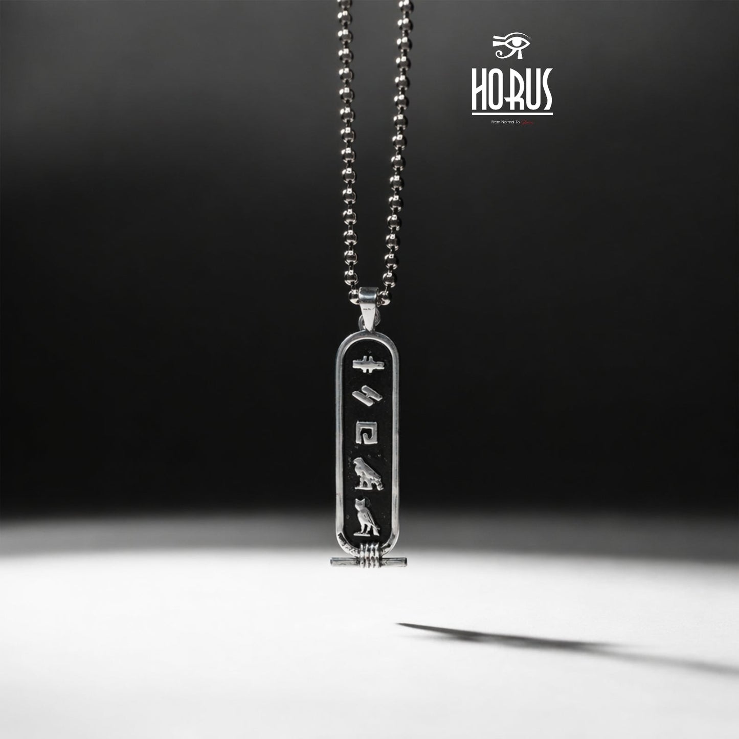 خرطوشة فضة أنيقة مصنوعة يدويًا - Horus jewelleryCartochHorus jewellery