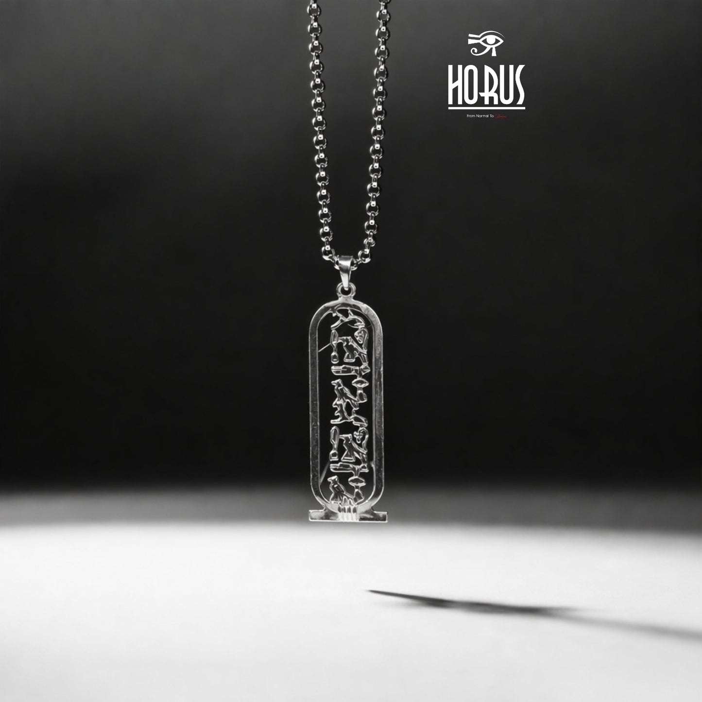 خرطوشه بحروف مفرغه - Horus jewelleryCartochHorus jewellery