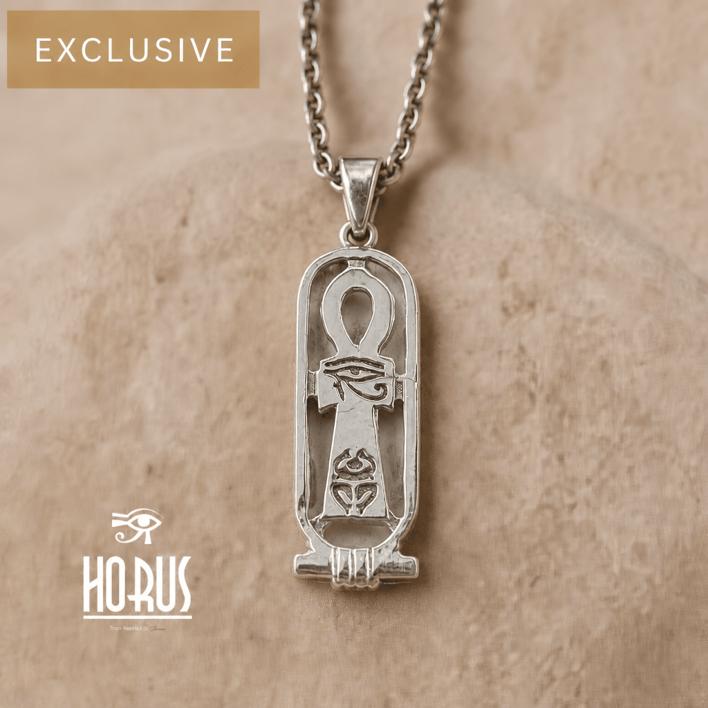 خرطوشه حورس المميزه العريضه - Horus jewelleryCartochHorus jewellery