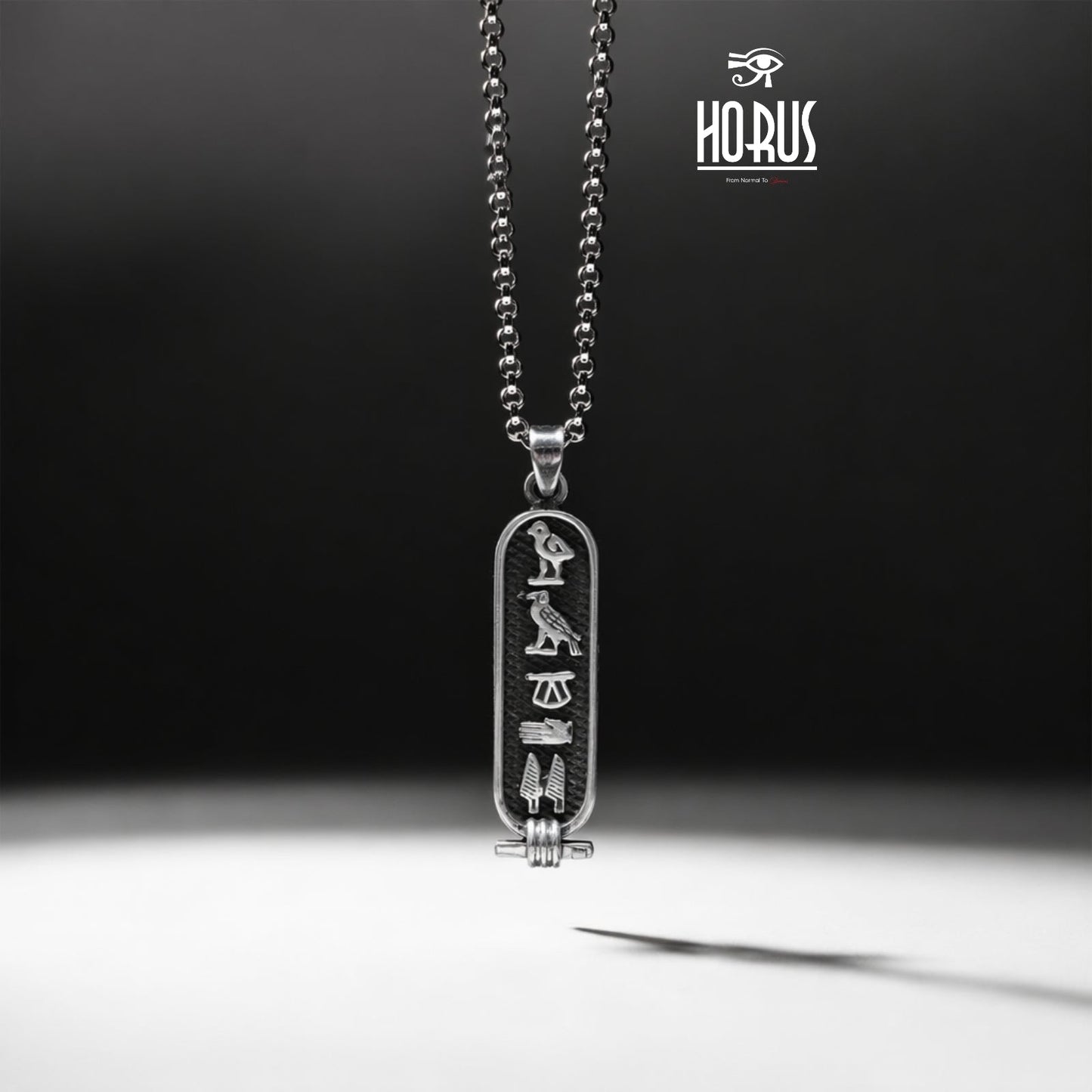 خرطوشه حورس المميزه العريضه - Horus jewelleryCartochHorus jewellery