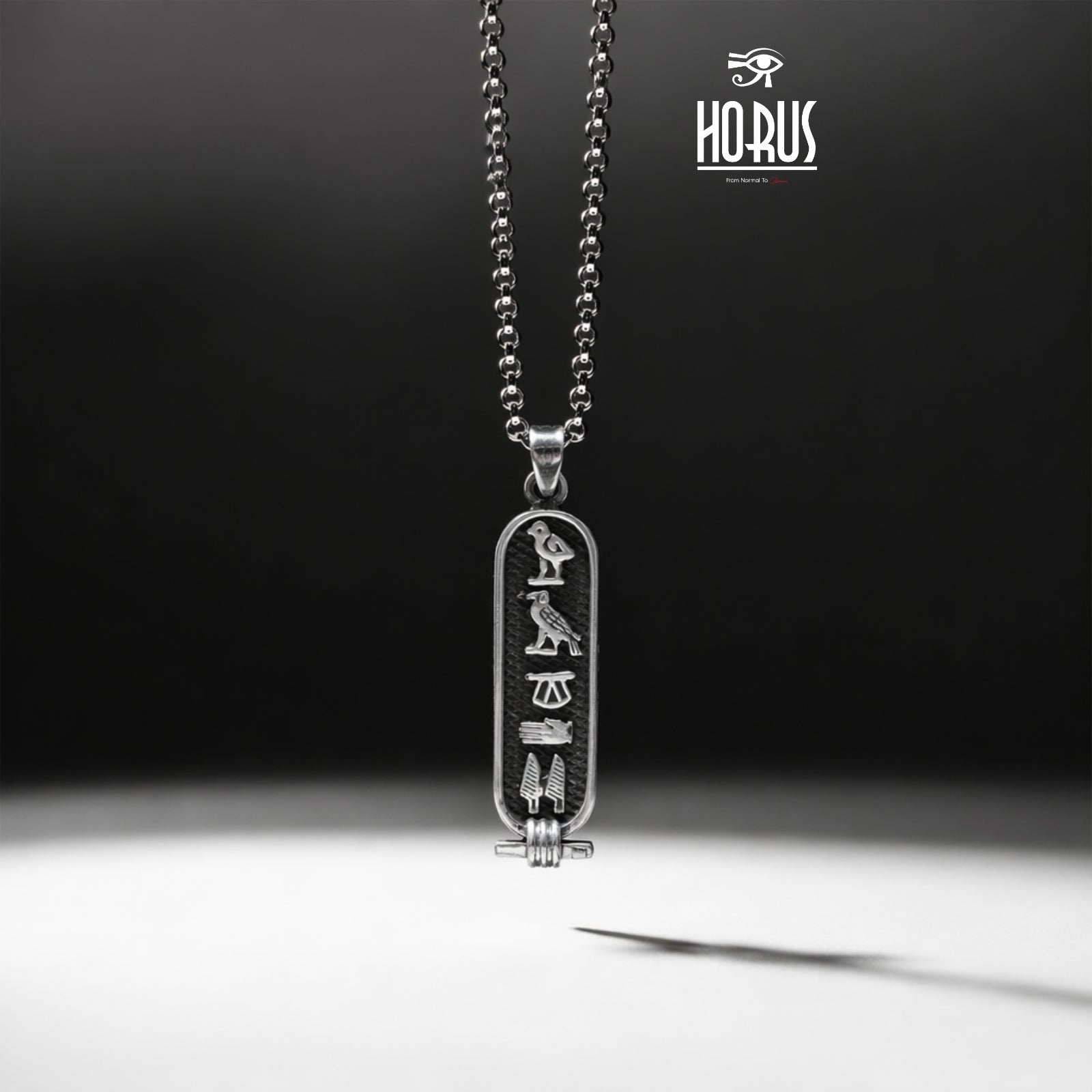 خرطوشه حورس المميزه العريضه - Horus jewelleryCartochHorus jewellery