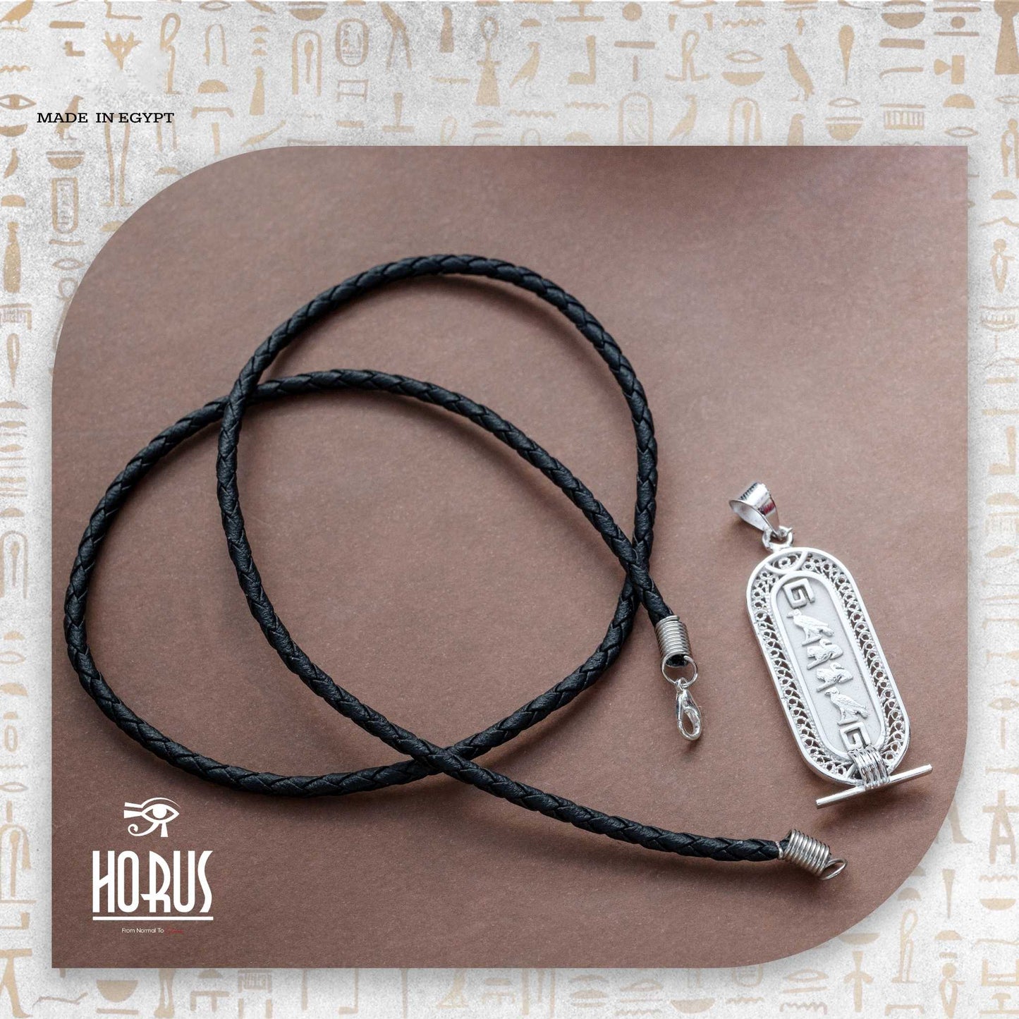 خرطوشه حورس المميزه المصنوعه يدويا بالكامل - Horus jewellery CartochHorus jewellery