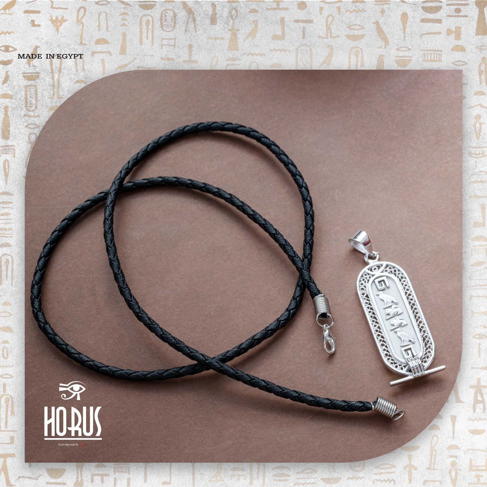 خرطوشه حورس المميزه المصنوعه يدويا بالكامل - Horus jewellery CartochHorus jewellery
