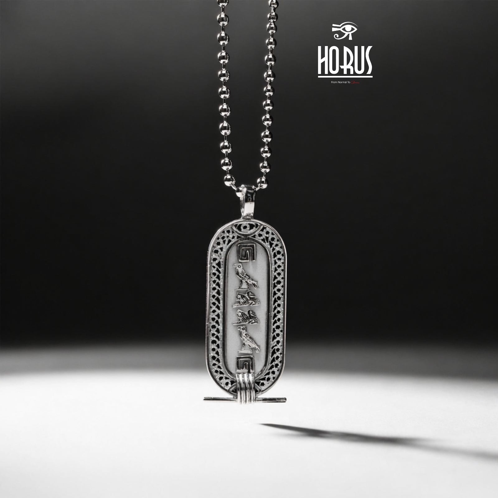 خرطوشه حورس المميزه المصنوعه يدويا بالكامل - Horus jewelleryCartochHorus jewellery