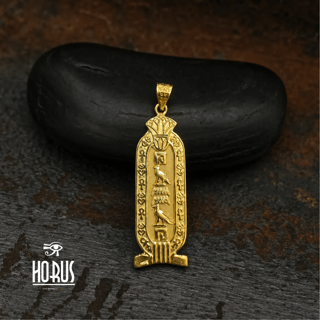 خرطوشه زهره اللوتس مزخرفة - Horus jewelleryCartochHorus jewellery