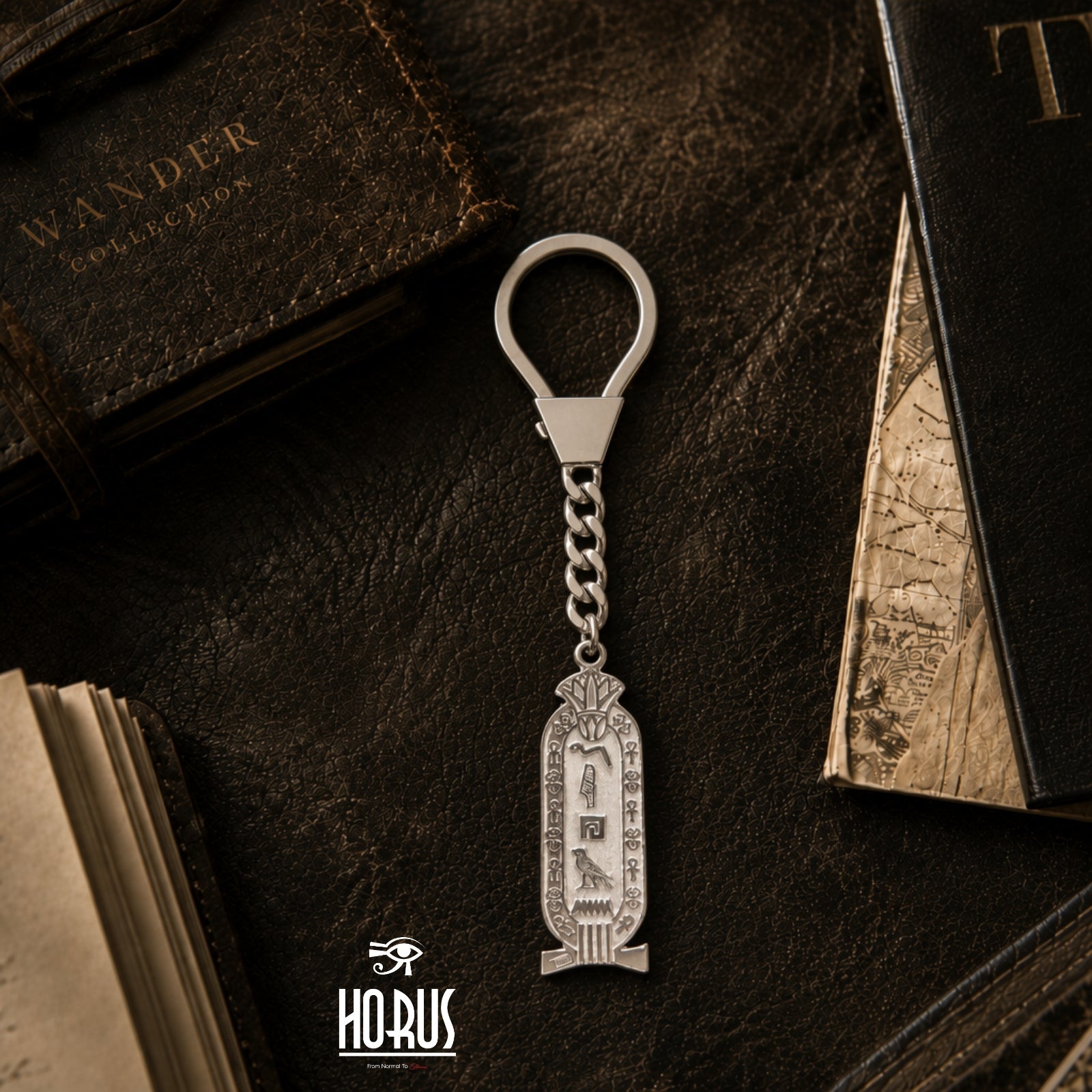 ميداليه خرطوشه زهره اللوتس - Horus jewelleryKeyringHorus jewellery