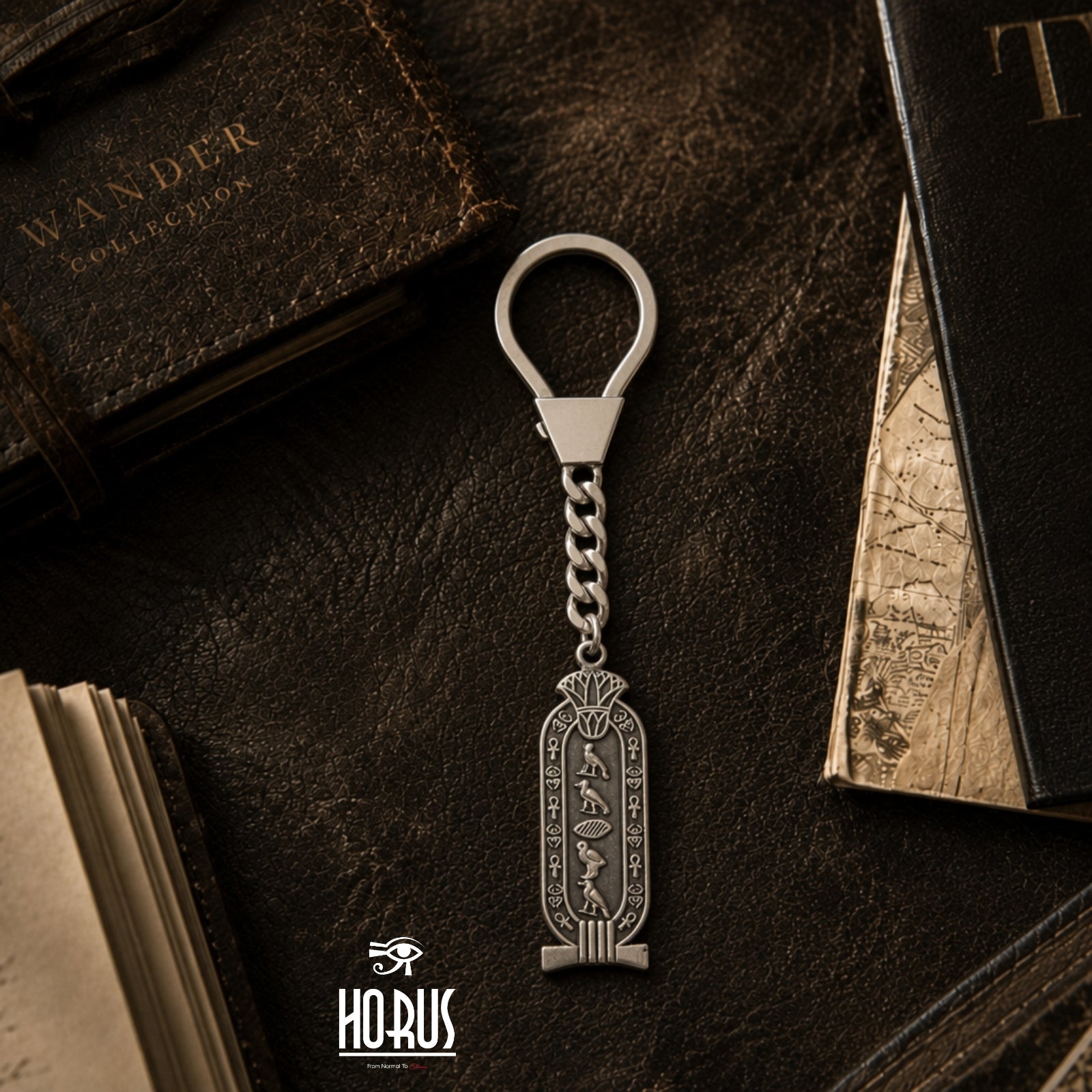 ميداليه خرطوشه زهره اللوتس - Horus jewelleryKeyringHorus jewellery