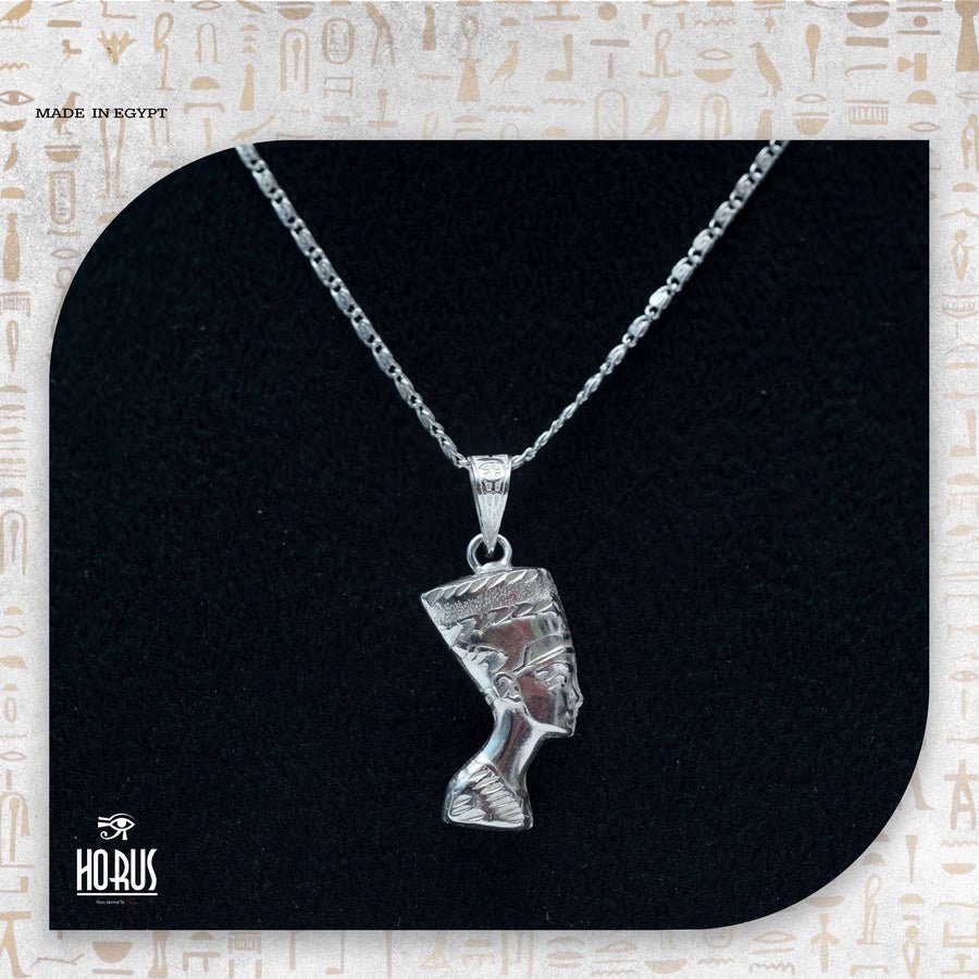 تعليقة فضة نفرتيتي أنيقة - Horus jewellery NecklaceHorus jewellery