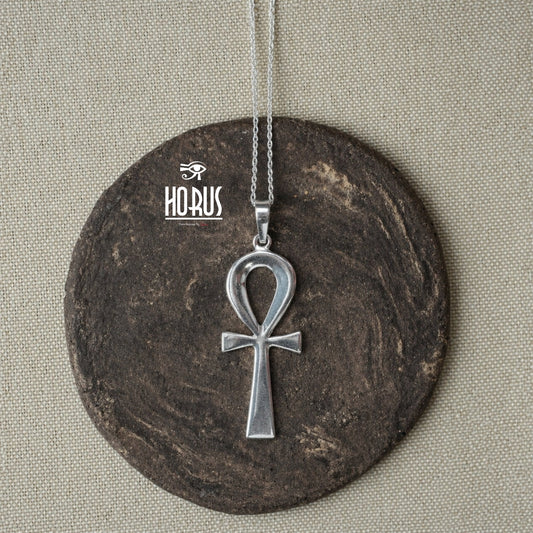 تعليقه فضة بتصميم مفتاح الحياة - Horus jewelleryNecklaceHorus jewellery